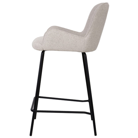 Barstoel Leander Crème Zithoogte 68 cm PTMD (set van 2)