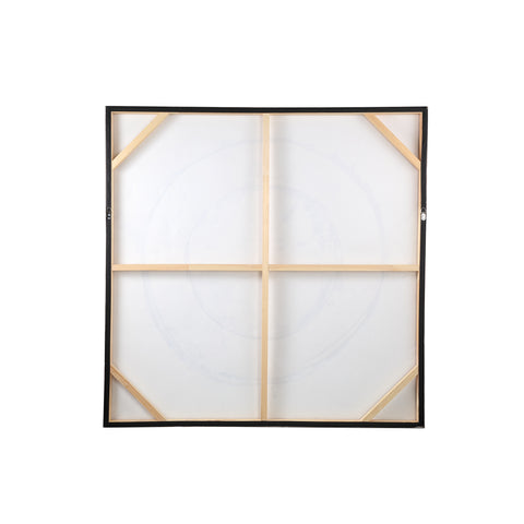 Wandpaneel Arianna Bruin Canvas Ring 120 cm PTMD