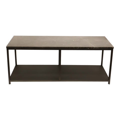 Sidetable Laco Bruin Marmer Taupe Metaal PTMD
