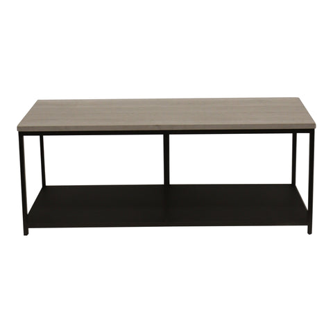 Sidetable Laco Beige Marmer Taupe Metaal 100 cm PTMD