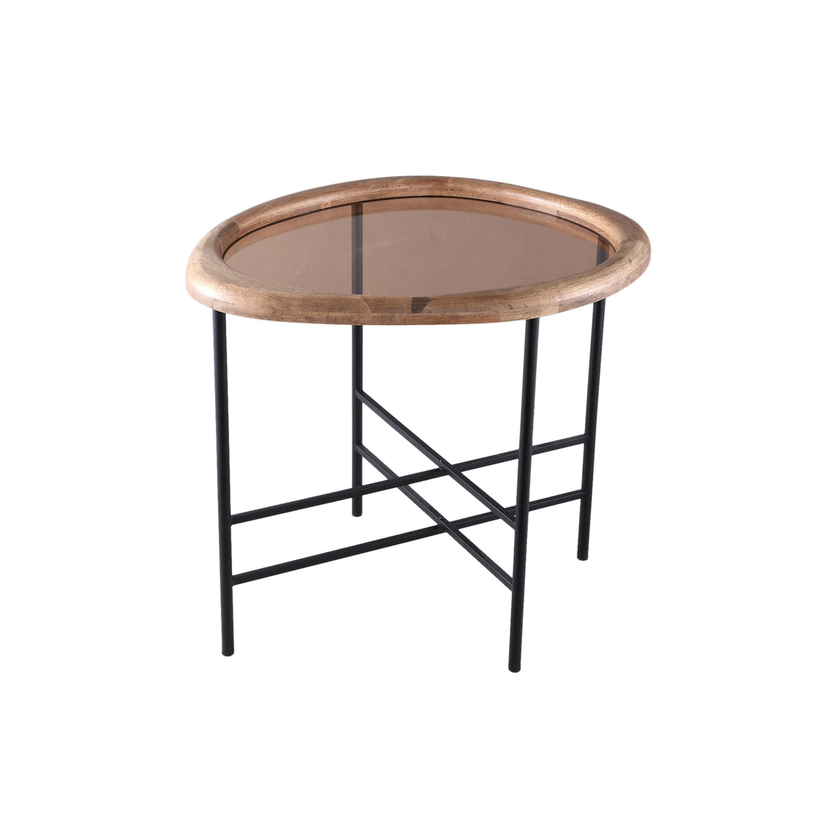 Salontafel Neelix Natural Rubberwood Organic S PTMD