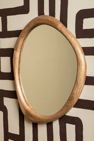 Spiegel Neelix Naturel Organisch 60x50 Cm PTMD
