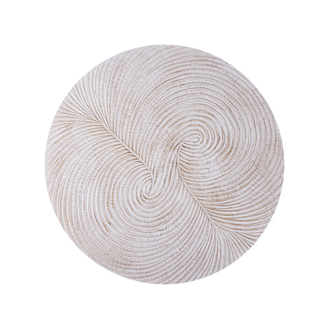 Wandpaneel Wiktor White Swirl Carved 90 cm PTMD