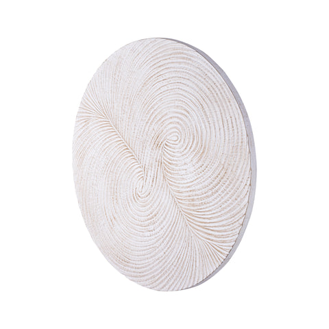 Wandpaneel Wiktor White Swirl Carved 90 cm PTMD