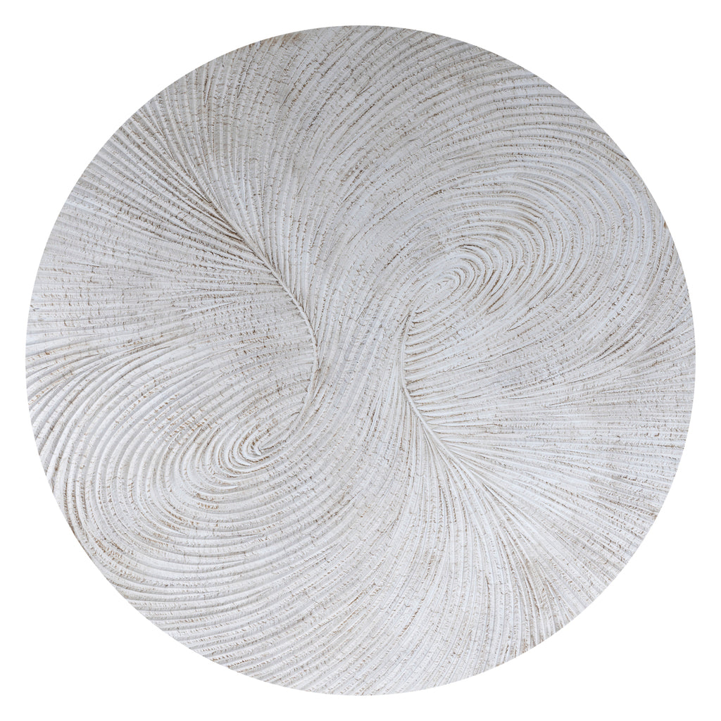 Wandpaneel Wiktor White Swirl Carved 180 cm PTMD