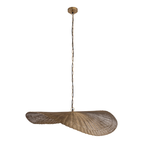 Hanglamp Shauney Goud Golvend Rond L PTMD