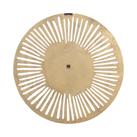 Marjun Gold Casted Alu Wandpaneel Open Rond L