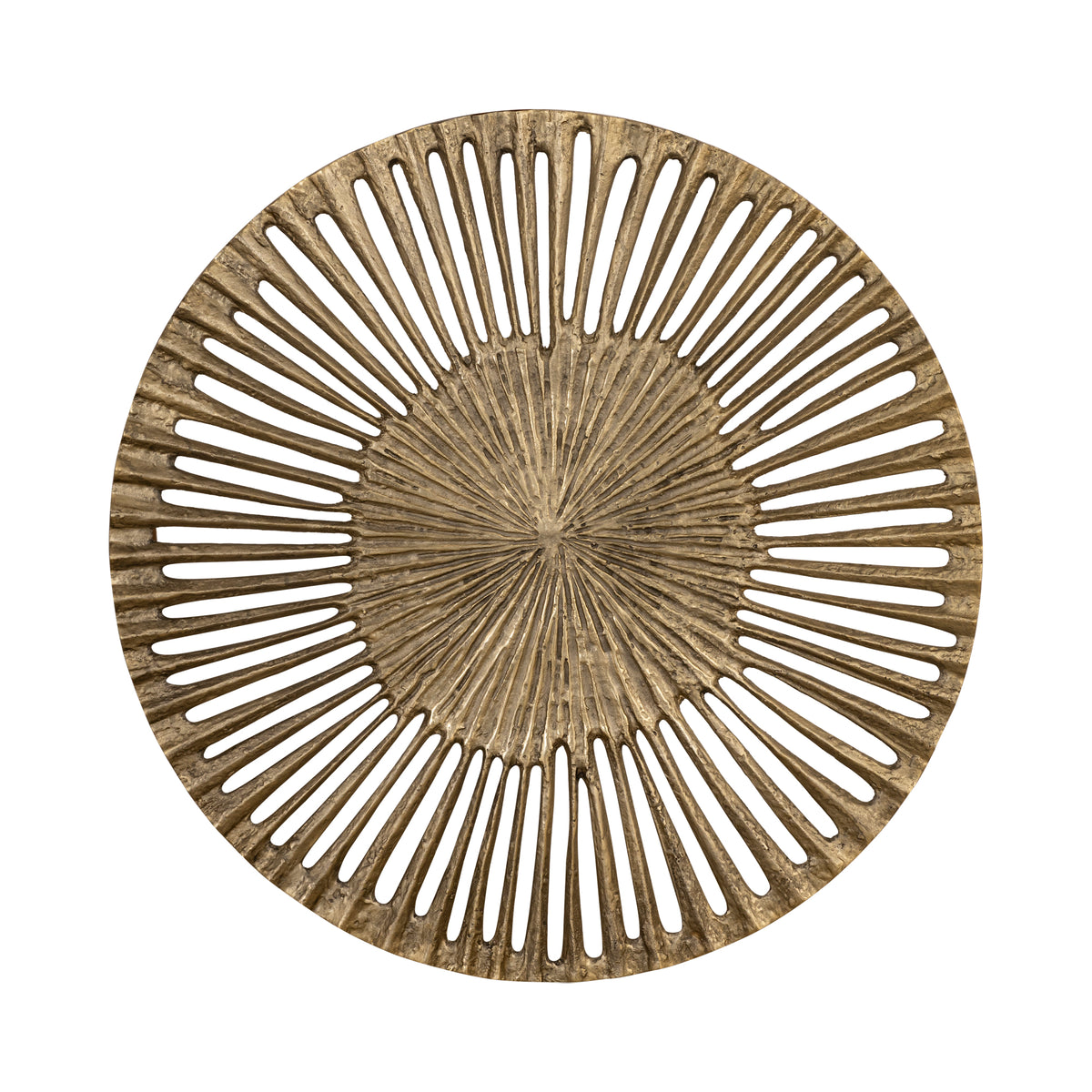 Marjun Gold Casted Alu Wandpaneel Open Rond L