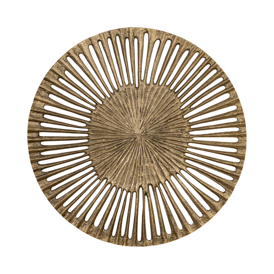 Marjun Gold Casted Alu Wandpaneel Open Rond L