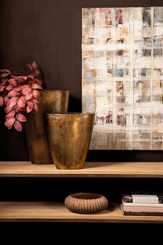Pot Qasem Goud Brass Ovaal 61 cm PTMD