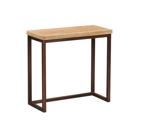 Sidetable Zoah Koper Rechthoekig Hout Set van 3 PTMD