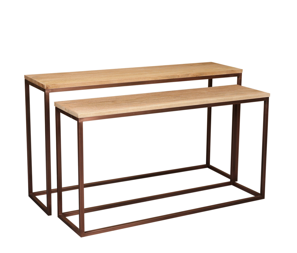 Zoah Copper Mango Wood Rectangle Sidetable SV2