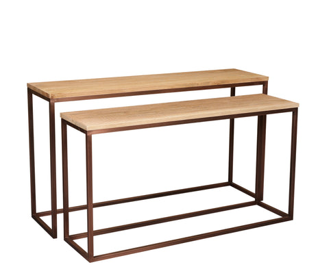 Zoah Copper Mango Wood Rectangle Sidetable SV2