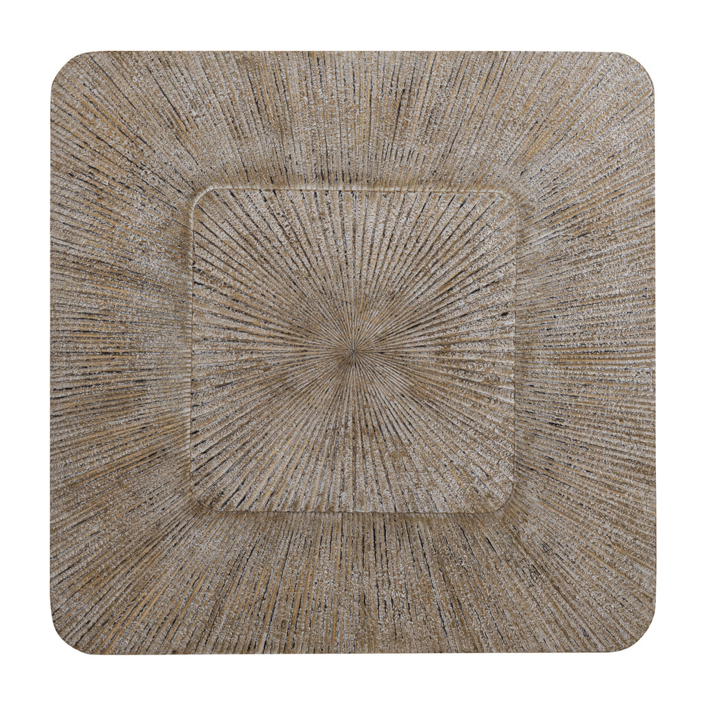 Wandpaneel Dishita Crème Geribbeld Vierkant 120 cm PTMD