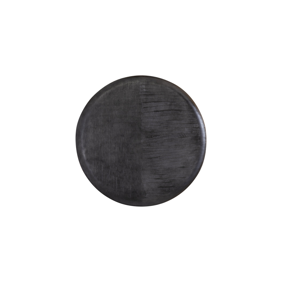 Wandpaneel Jowad Grafiet Aluminium Ribbel Ø60 cm PTMD