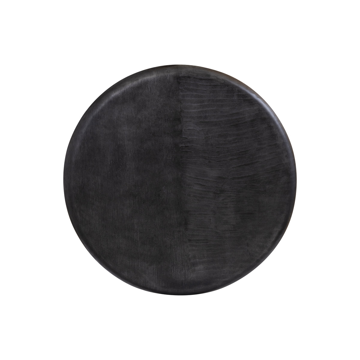 Wandpaneel Jowad Grafiet Aluminium Ribbel Ø80 cm PTMD