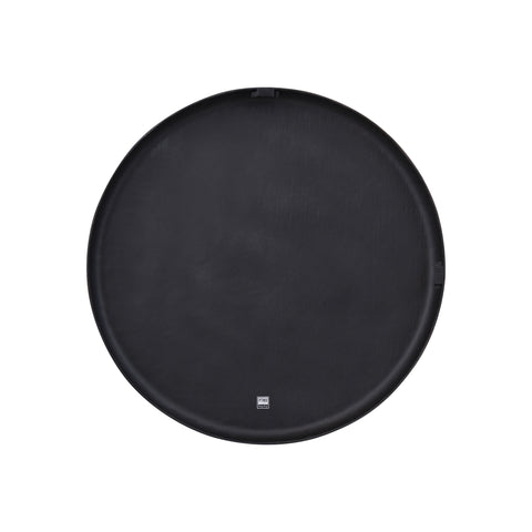 Wandpaneel Jowad Grafiet Aluminium Ribbel Ø80 cm PTMD