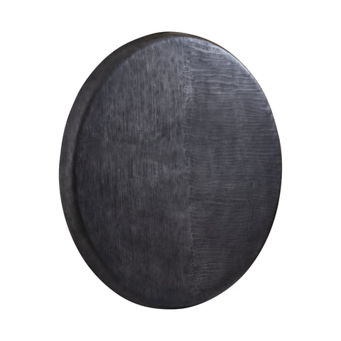 Wandpaneel Jowad Grafiet Aluminium Ribbel Ø95 cm PTMD