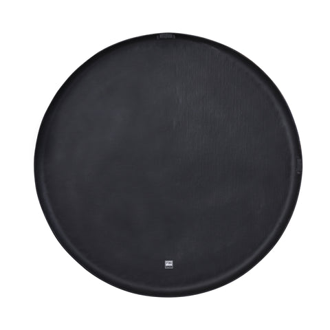 Wandpaneel Jowad Grafiet Aluminium Ribbel Ø95 cm PTMD