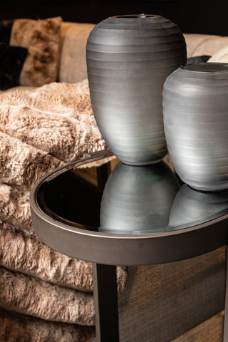 Sidetable Yozan Bruin Spiegel Metalen Poten 160 cm PTMD