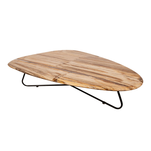 PTMD Deeba Salontafel Versteend Hout 130x85