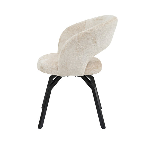 Eetkamerstoel Aranea Beige PTMD (set van 2)