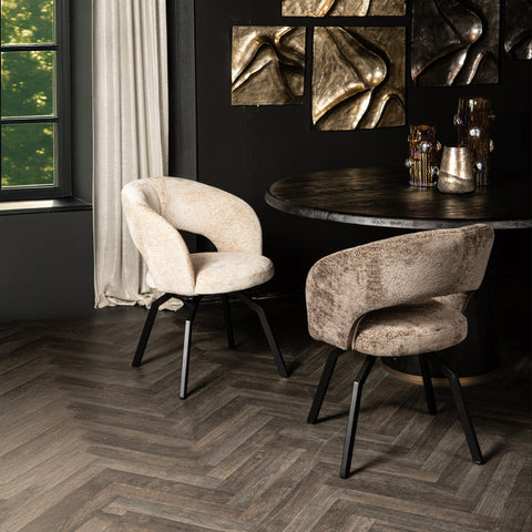 PTMD Aranea Eetkamerstoel Beige Symphony 3 (set van 2)