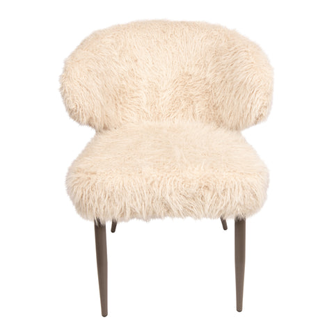 Eetkamerstoel Ares Haar Beige PTMD (set van 2)