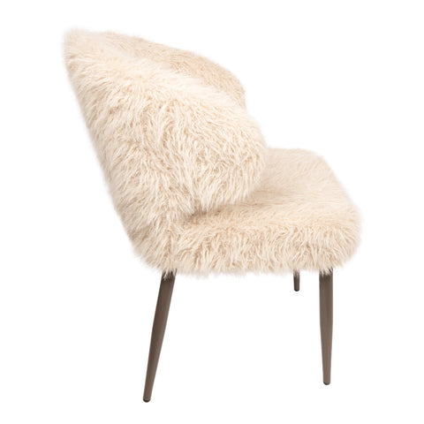 Eetkamerstoel Ares Haar Beige PTMD (set van 2)