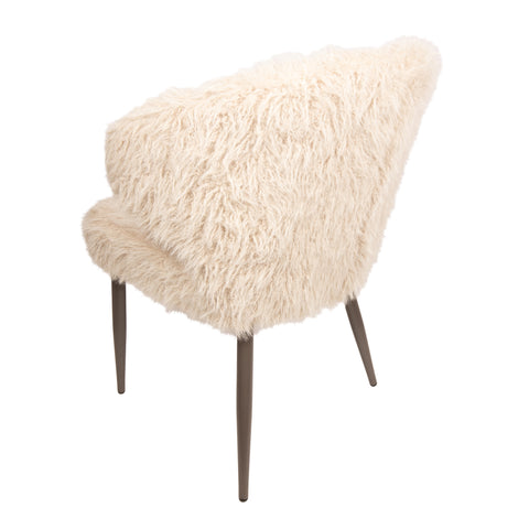 Eetkamerstoel Ares Haar Beige PTMD (set van 2)