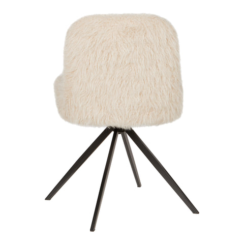 Eetkamerstoel PTMD Leander Draaibaar Hair Beige