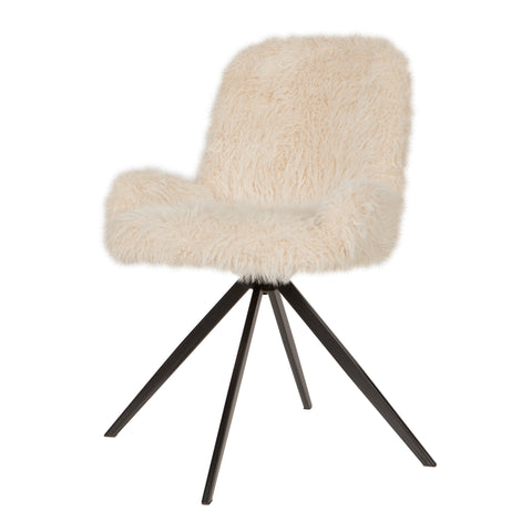 Eetkamerstoel PTMD Leander Draaibaar Hair Beige