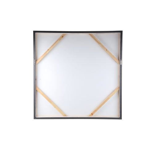 Wandpaneel Asante Bruin Canvas 122x122 cm PTMD