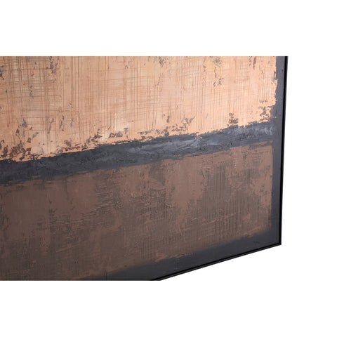 Wandpaneel Asante Bruin Canvas 122x122 cm PTMD