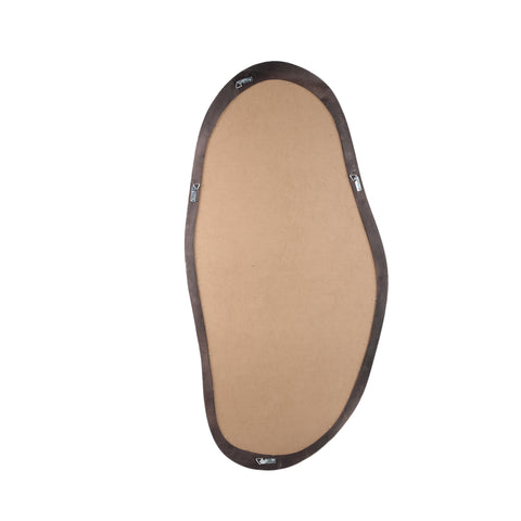 PTMD Barragh Brown Massief Houten Organische Spiegel Ovaal 122cm