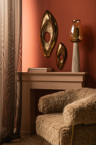 Wandpaneel Kellaine Brass Large Goud PTMD