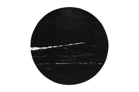 Salontafel Diro Zwart Marmer Rond 3 Bollen Ø99 cm PTMD