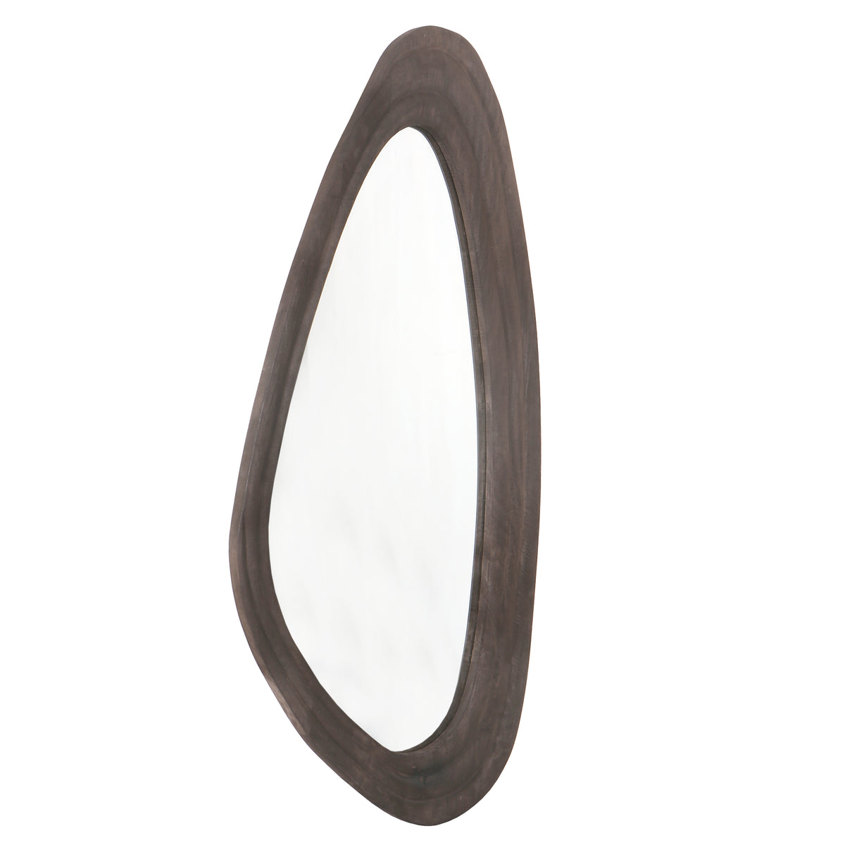Spiegel Santin Bruin Mangohout Driehoekig 66x131 cm PTMD