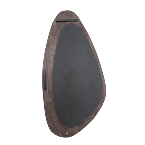 Spiegel Santin Bruin Mangohout Driehoekig 66x131 cm PTMD