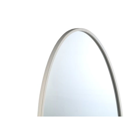 Wandspiegel Serine Wit Staal Ovaal 50x140 cm PTMD