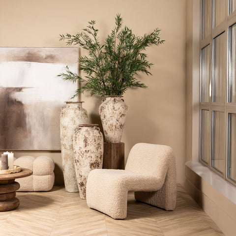 Fauteuil Oslo Teddy Beige PTMD
