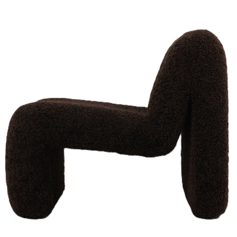 Fauteuil Oslo Teddy Coffee PTMD.