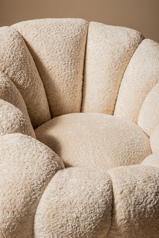 Fauteuil Daisy Crème PTMD