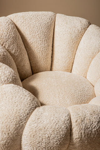 Fauteuil Daisy Crème PTMD