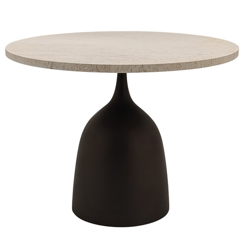 Bijzettafel Patras Beige Marmer 60 cm PTMD