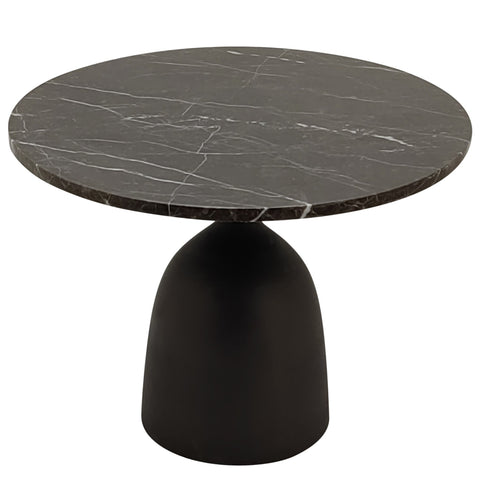 Bijzettafel Patras Bruin Marmer Rond Ø60 cm PTMD