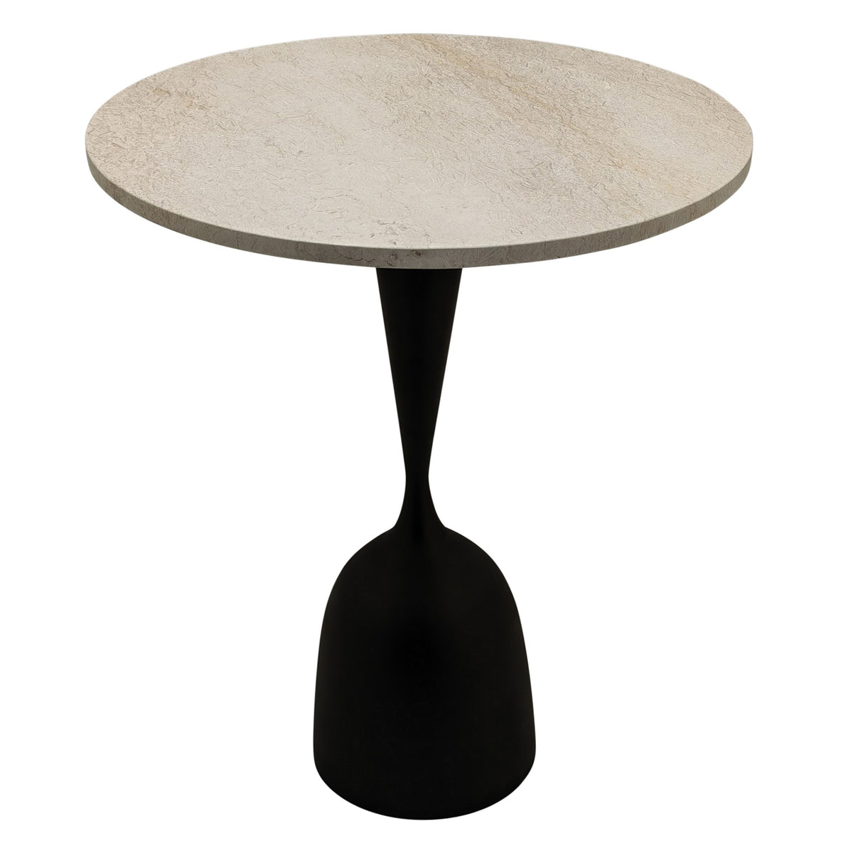 Bistrotafel Patras Beige Marmer Rond Ø 65 cm PTMD