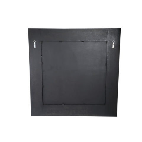 PTMD-Tiess Zwarte Spiegel Vierkant Gouden Rand XL - 139cm