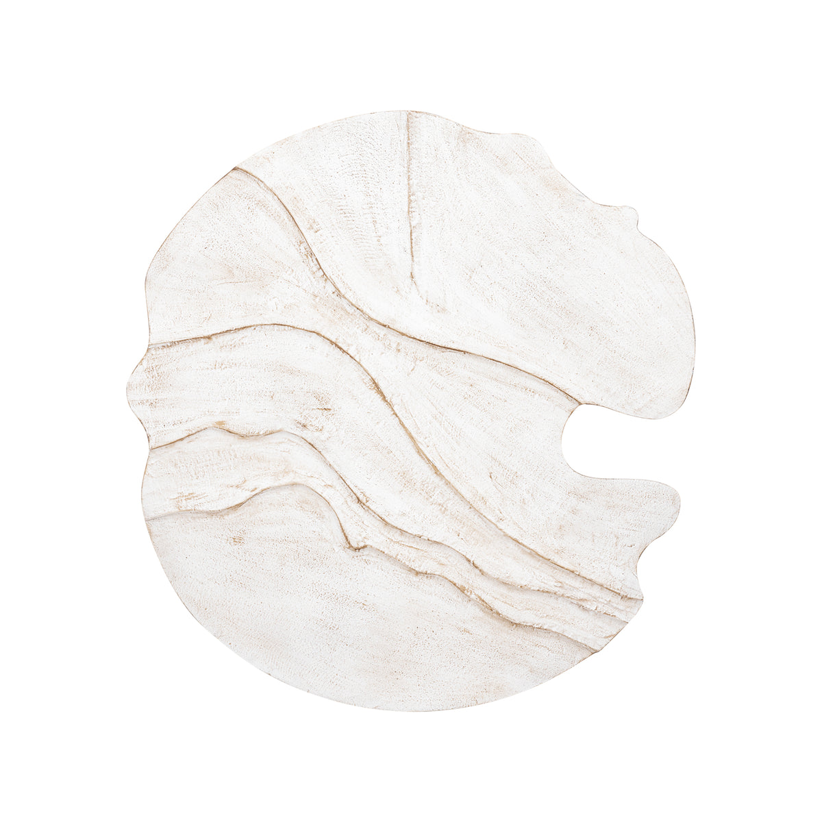 Wandpaneel Samraj Wit Golfstructuur 90x90 cm PTMD