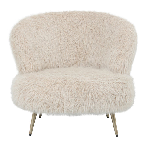 Fauteuil Franklyn Beige Harig  PTMD